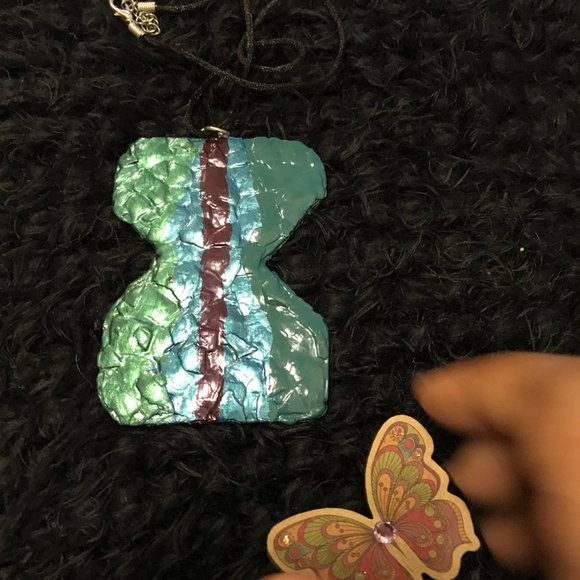 Reversible Unique Vintage Rare One of a Kind Handmade Necklace - Picture 2 of 16